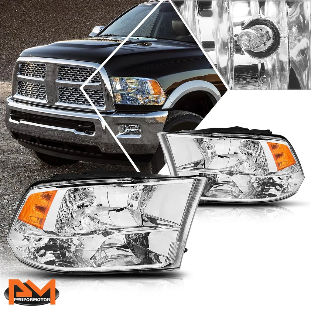 Set of 2 Polished Side Step Nerf Bars for Ram 1500 Crew Cab (2019–2024)