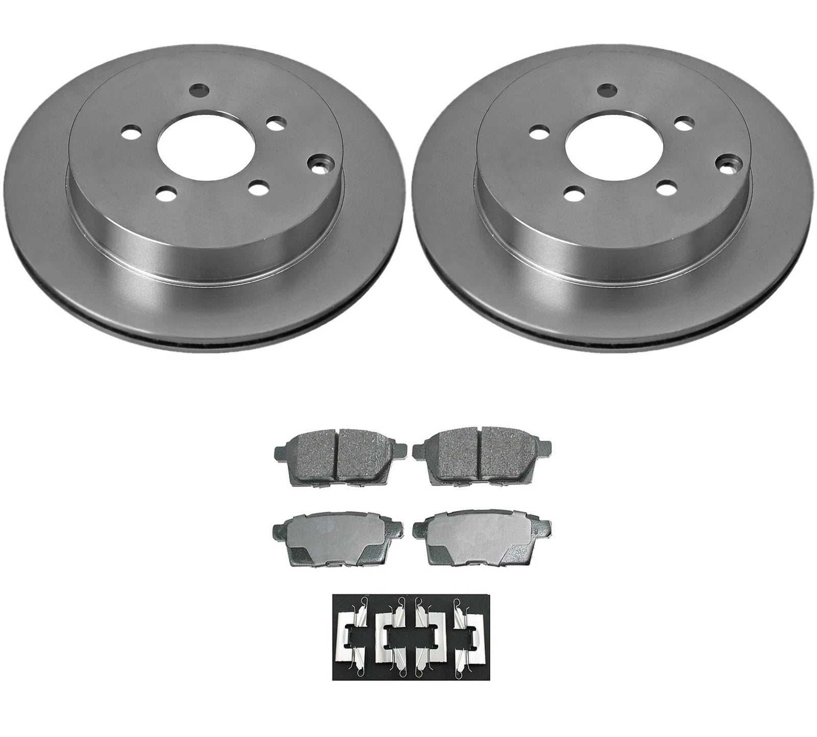 Akebono ProACT Rear Brake Kit for Ford Edge MKX (2007–2018) - 302mm Rotors & Pads