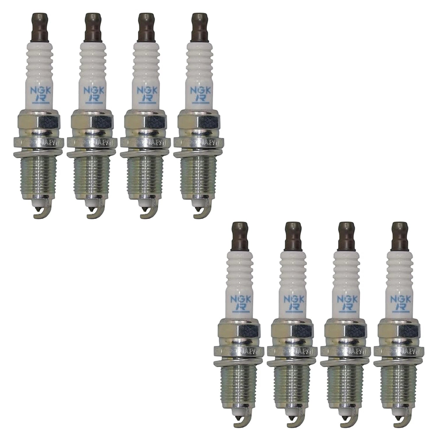 Set of 8 NGK Laser Platinum Spark Plugs PFR6G-11 for Audi A6 Quattro (2005–2011)