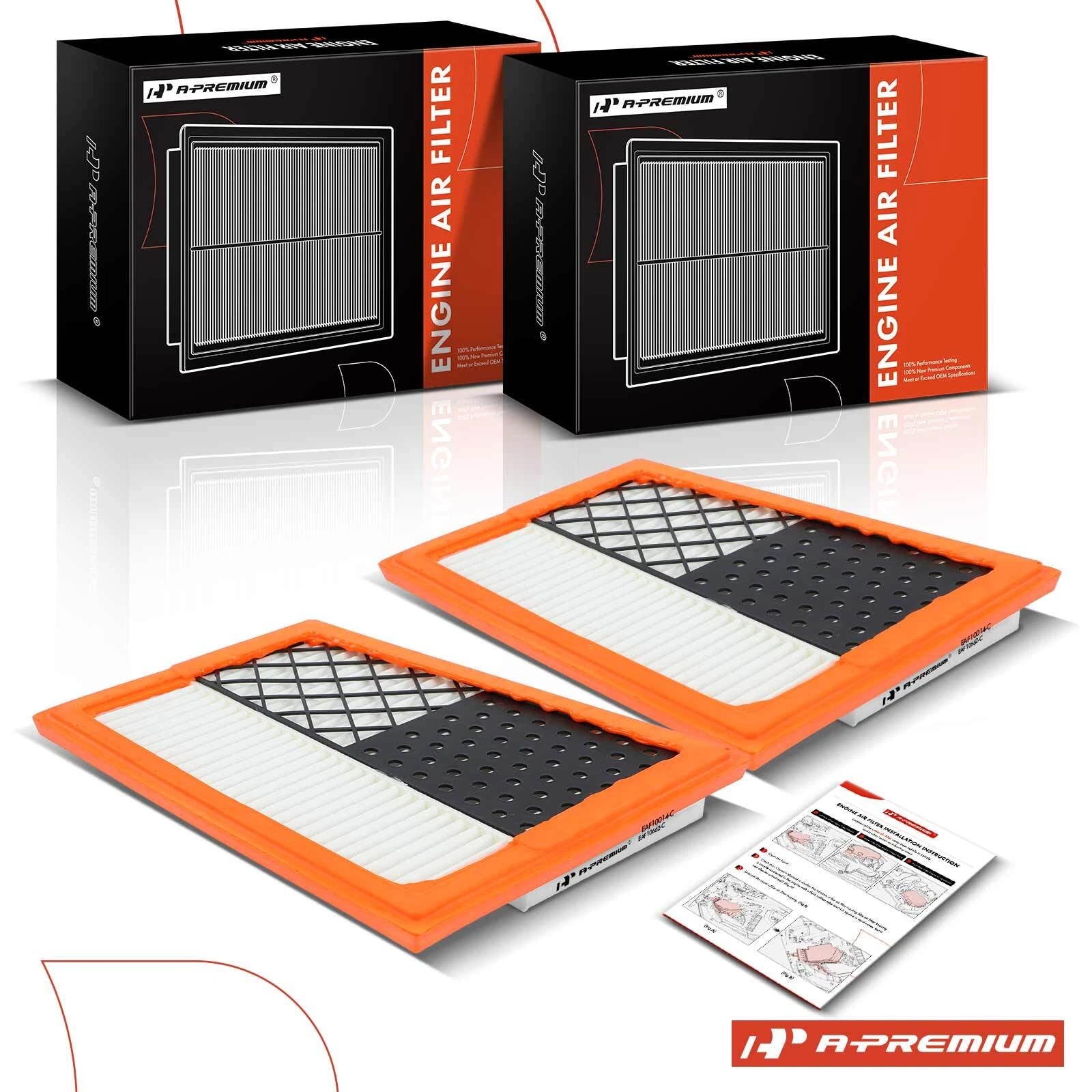 2X Engine Air Filter for Mercedes-Benz E320 E350 GL320 ML320 (2003–2009)