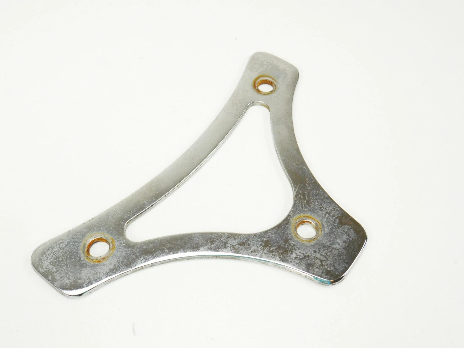 Chrome Sissy Bar Backrest Pad Mount Flat Plate for Harley Touring FLHR