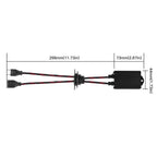 2X H7 LED Headlight Canbus Error Free Resistor Decoders for