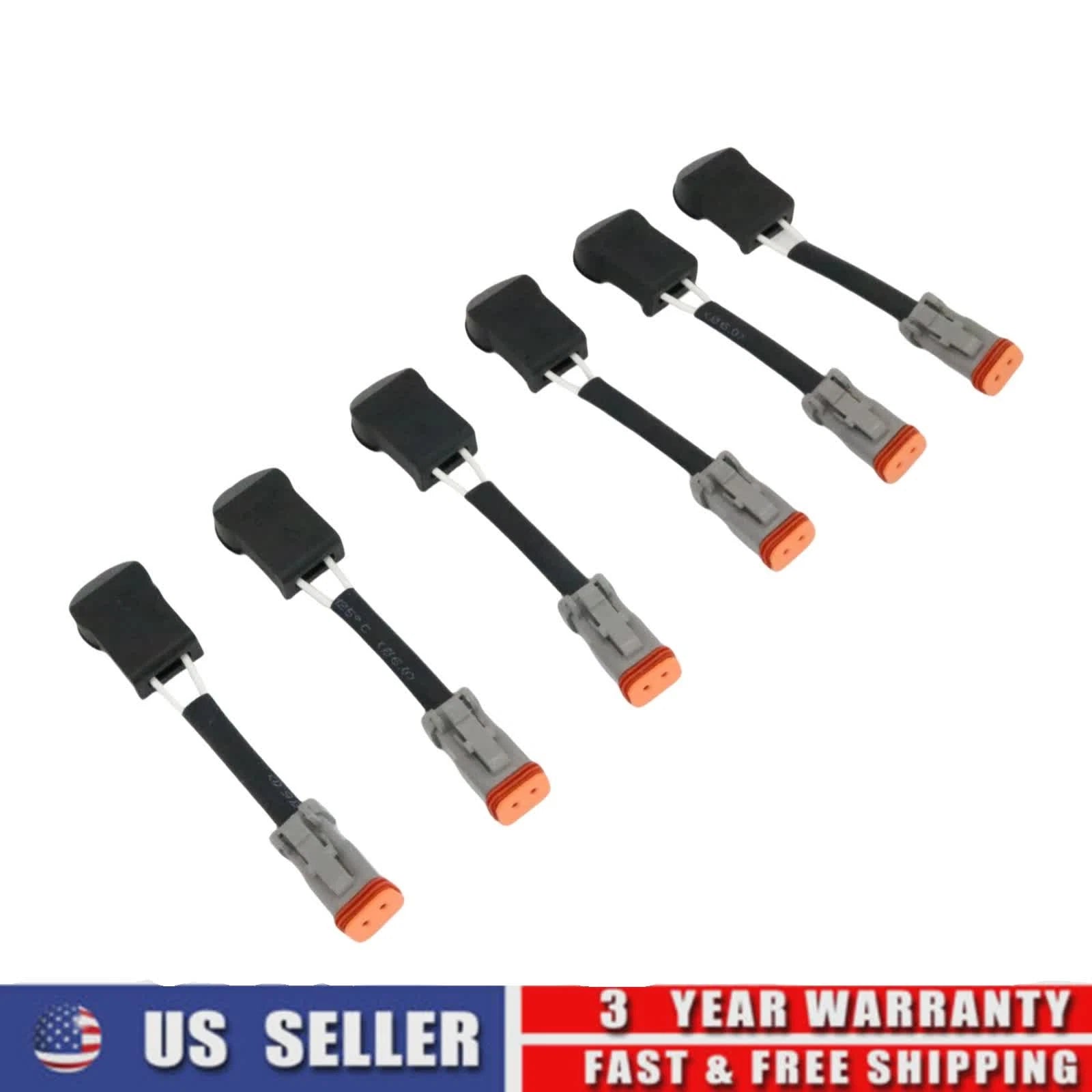 Set of 6 Wiring Harness for Cummins N14 M11 L10 (3803682 3076256)