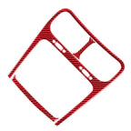 Carbon Fiber Red Central Touch Screen Cover Trim for Dodge Journey (2011-2018)