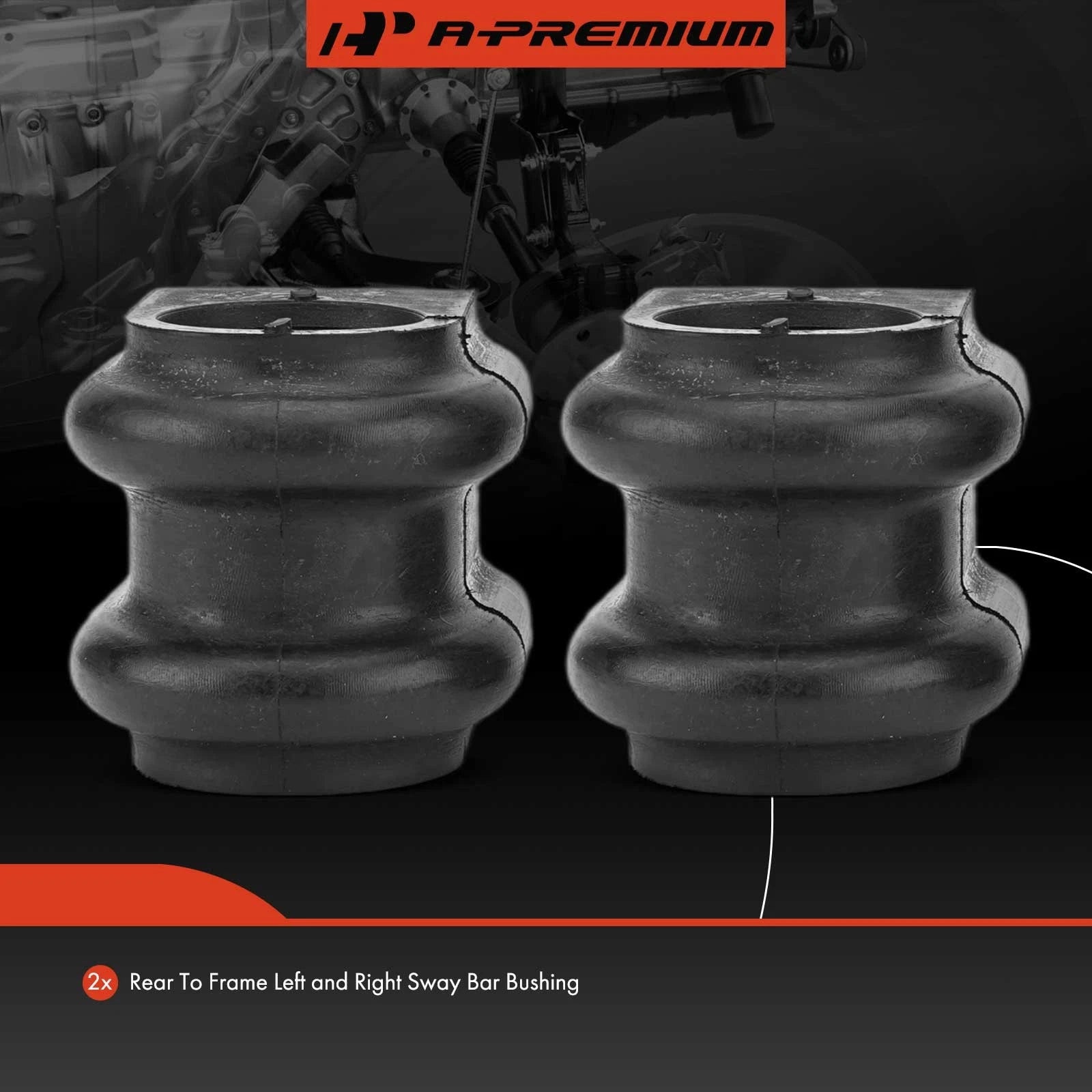 2X Front Sway Bar Bushing for Hyundai Elantra (2007–2012) Kia Soul