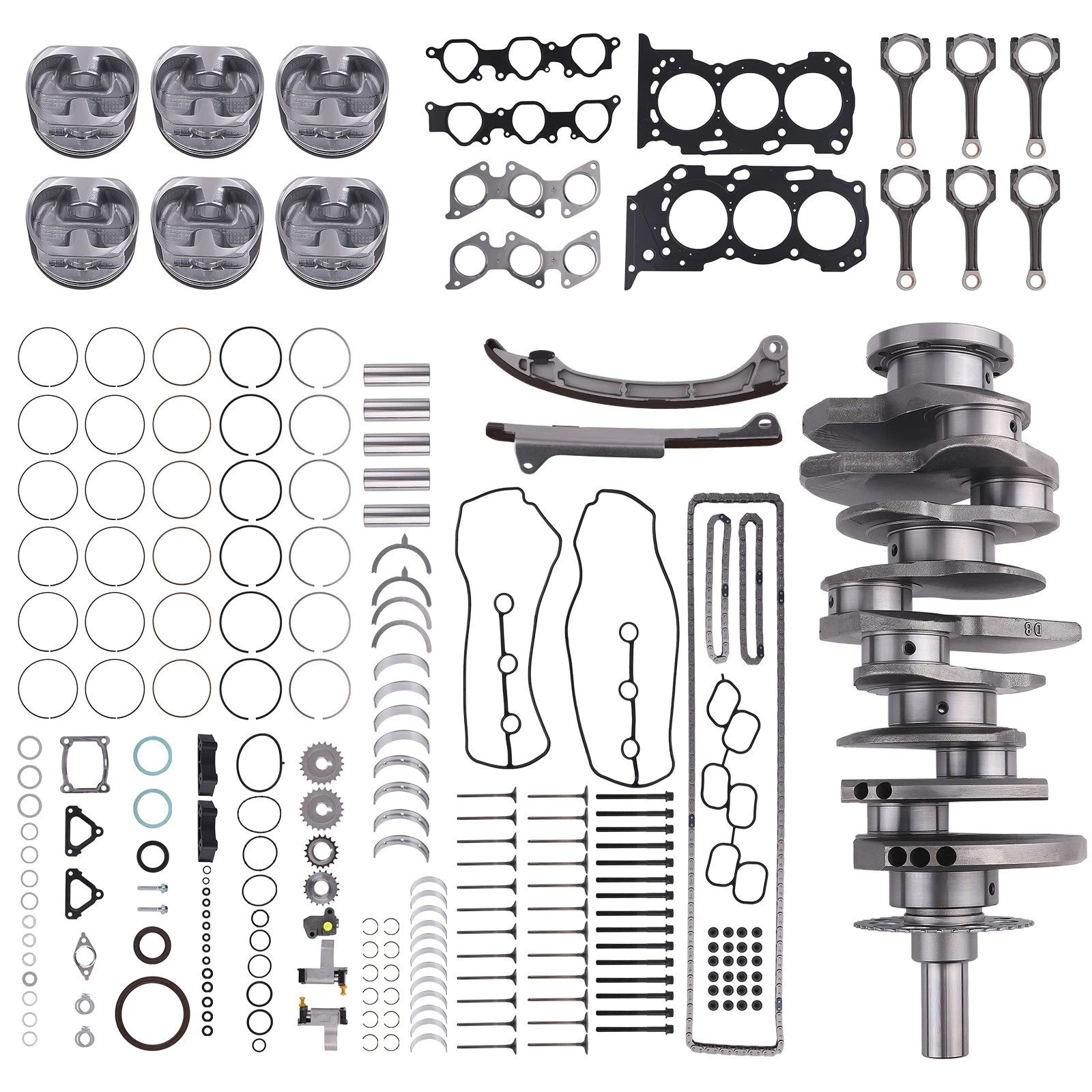 13401-31011 Engine Crankshaft Overhaul Rebuild Kit for Toyota 4Runner 4.0L 1GRFE