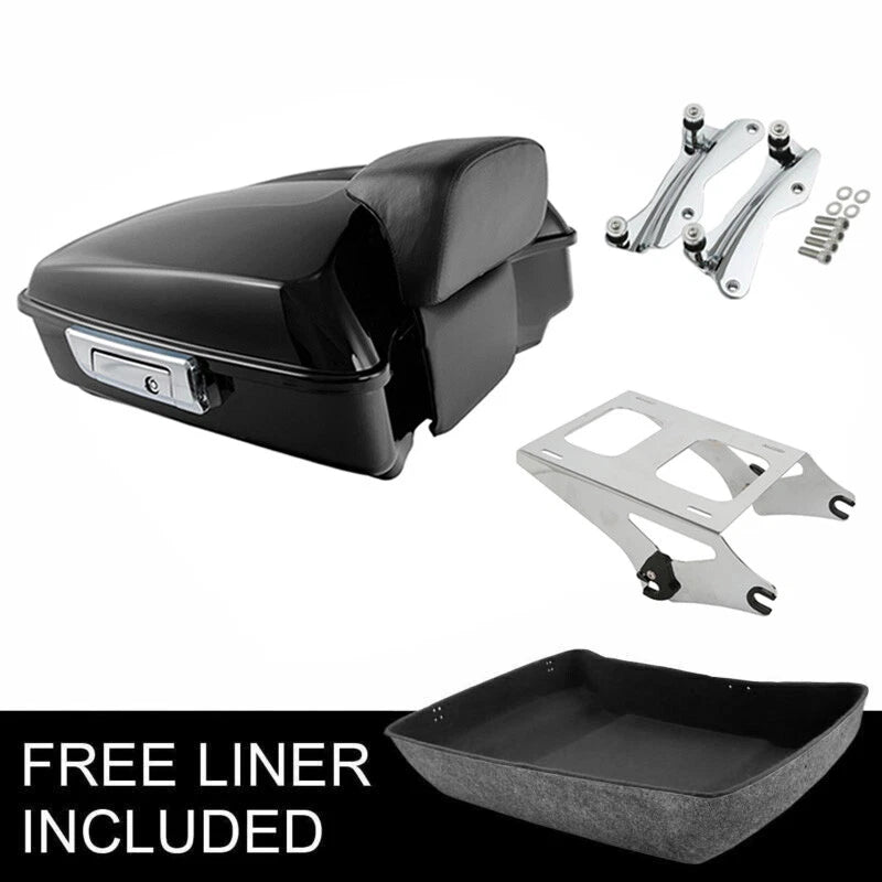 Chopped Trunk Backrest Mount Rack for Harley Touring (2014–Present)