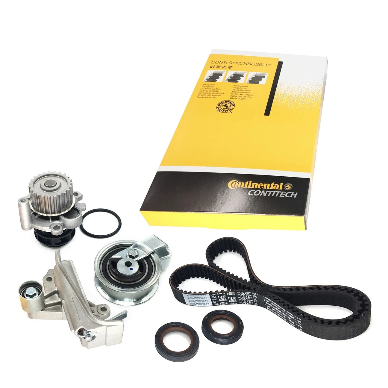 Timing Belt Kit with Water Pump for VW Audi 1.8L Turbo (2001–2006) 06B109119F