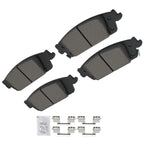Set of 4 Rear Ceramic Brake Pads for Cadillac Escalade/Chevrolet Silverado 1500