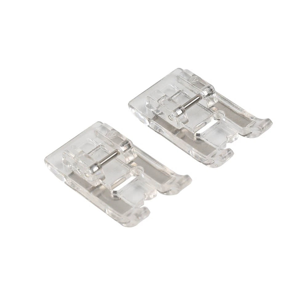 2 Pcs Satin Stitch Snap-On Presser Foot for Juki Singer Janome