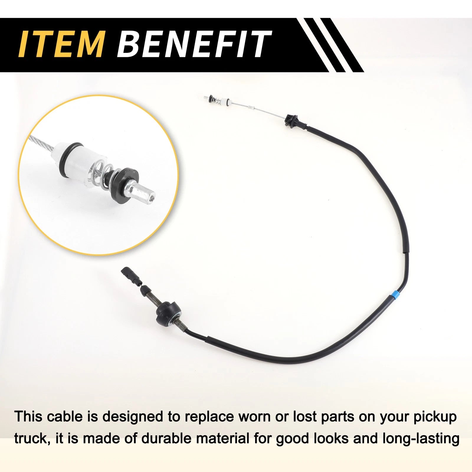 Throttle Body Accelerator Cable for Dodge Ram 1500 2500 (1994–1996) No. 4897406AA