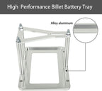Billet Car Battery Tray Hold Down for Universal Trunk Relocation (Aluminum)