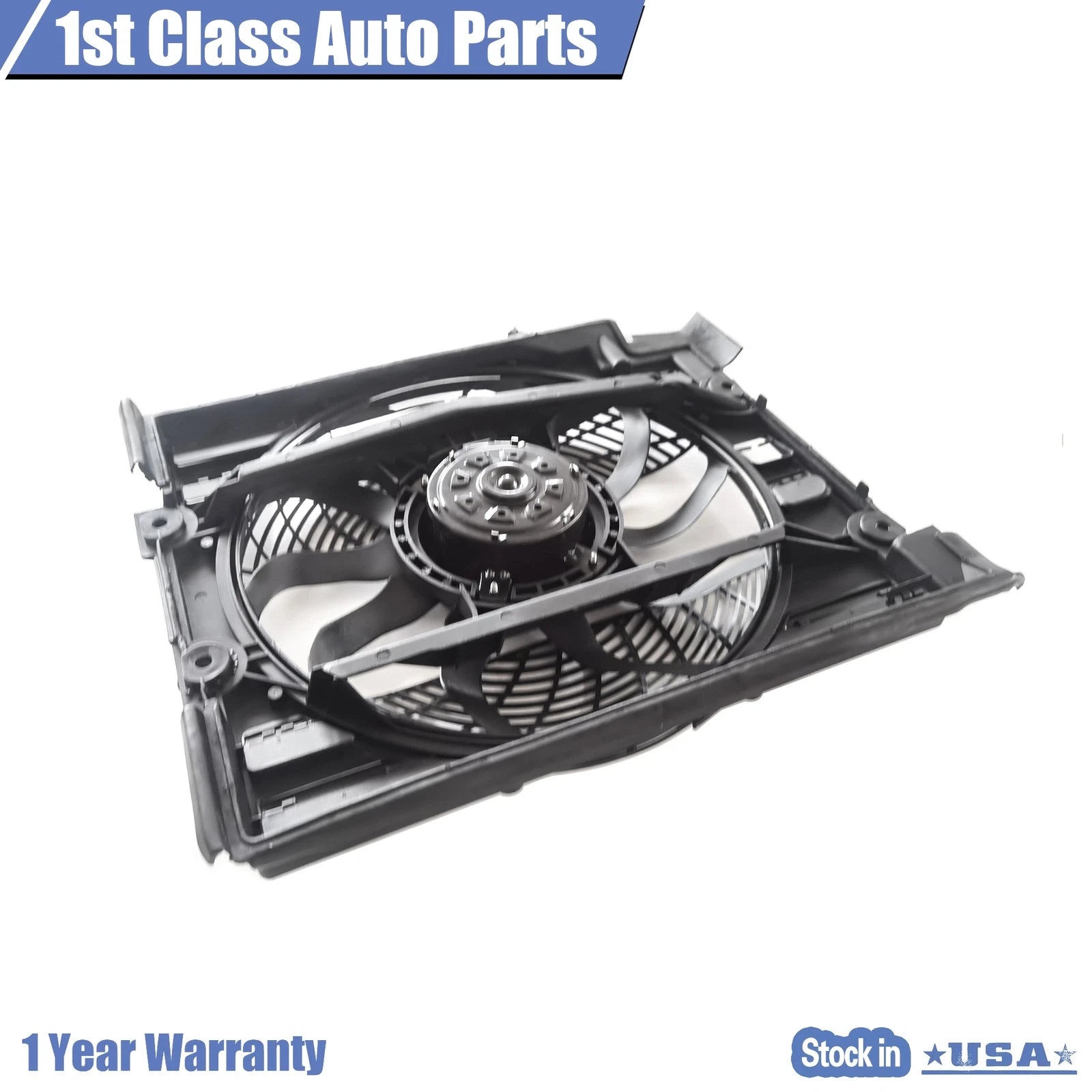 A/C Condenser Cooling Fan Assembly for BMW 740i 740iL 750iL (1995–2001)