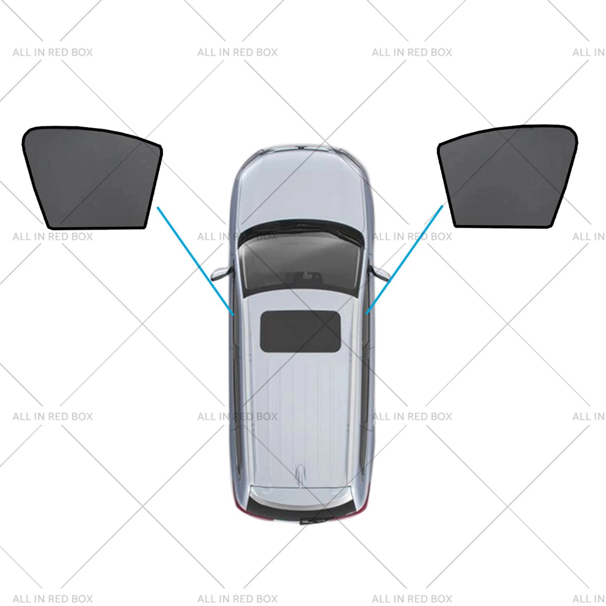 Magnetic Mesh Sun Shades for Mercedes-Benz GLC (2015–2022)