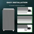 Aluminum AC Condenser for Nissan Rogue (2014–2019)