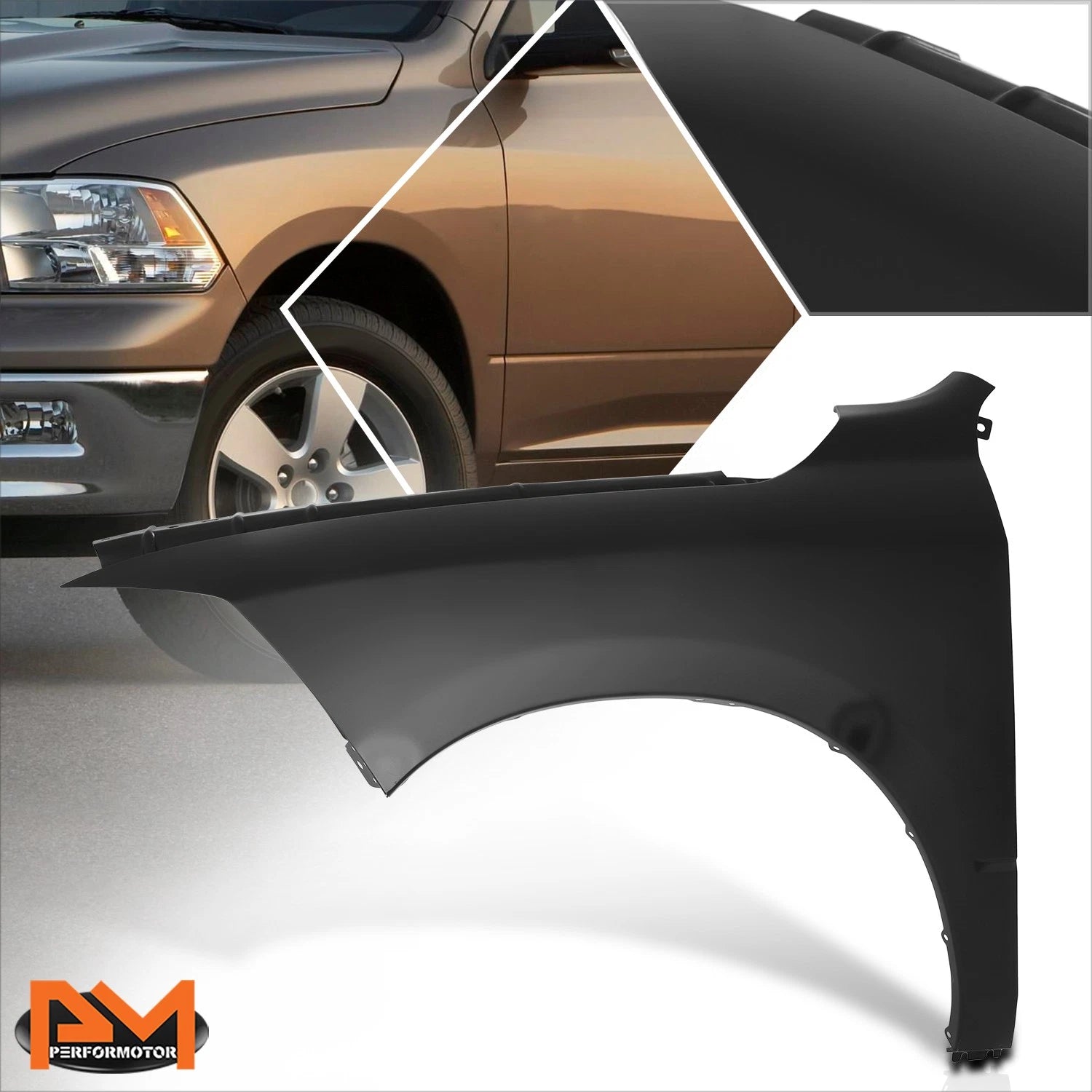 Front Driver Left Side Fender for Dodge Ram 1500/Classic 2500 3500 4500 (2009–2024)