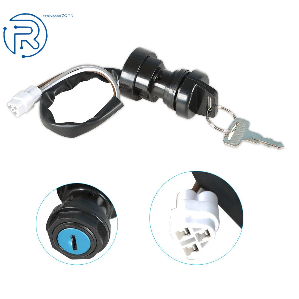 Ignition Switch Key for Kawasaki Brute Force 650 4X4 (2005–2013) KD1267