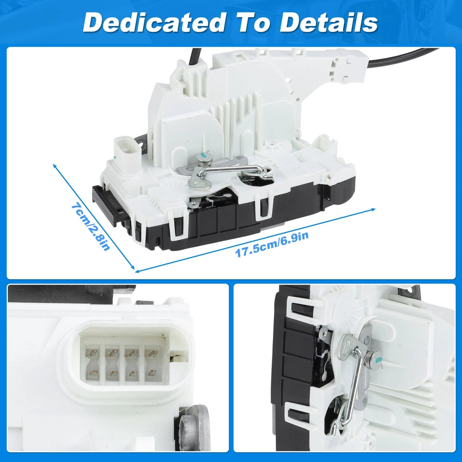 Door Lock Actuator for Mercedes-Benz Sprinter 2500 3500 (2013–2018) No.9067401335