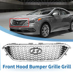 Front Hood Bumper Grille for Hyundai Sonata (2011–2014) No.86350C1200