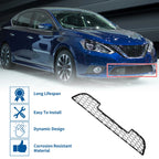Front Lower Bumper Grille for Nissan Sentra (2015–2018) Black