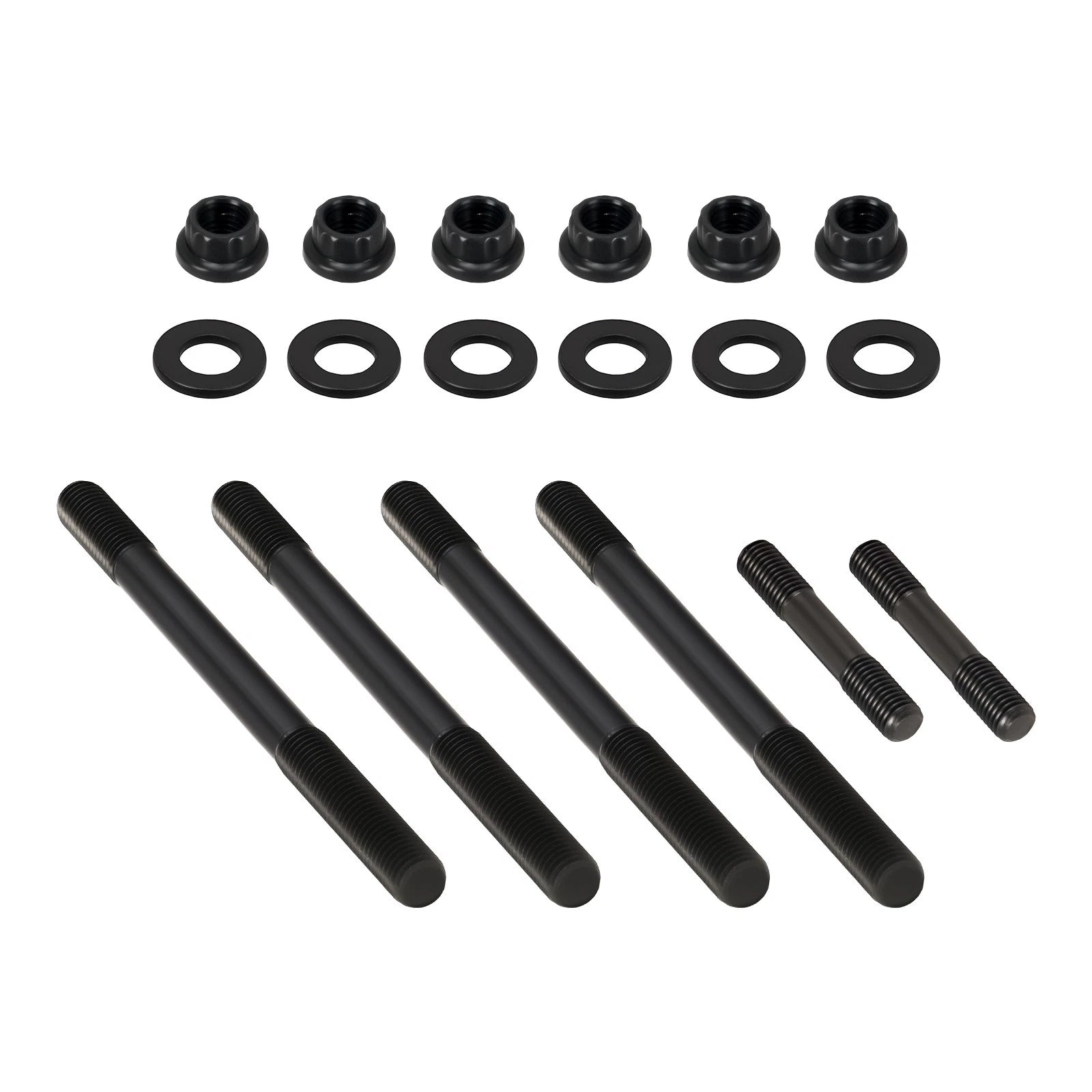 Steel Head Stud Kit for Yamaha Rhino Raptor 660 (2001–2007) Black Oxide
