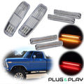 6 Clear LED Side Marker & Tail Lights for Ford Bronco Econoline Van