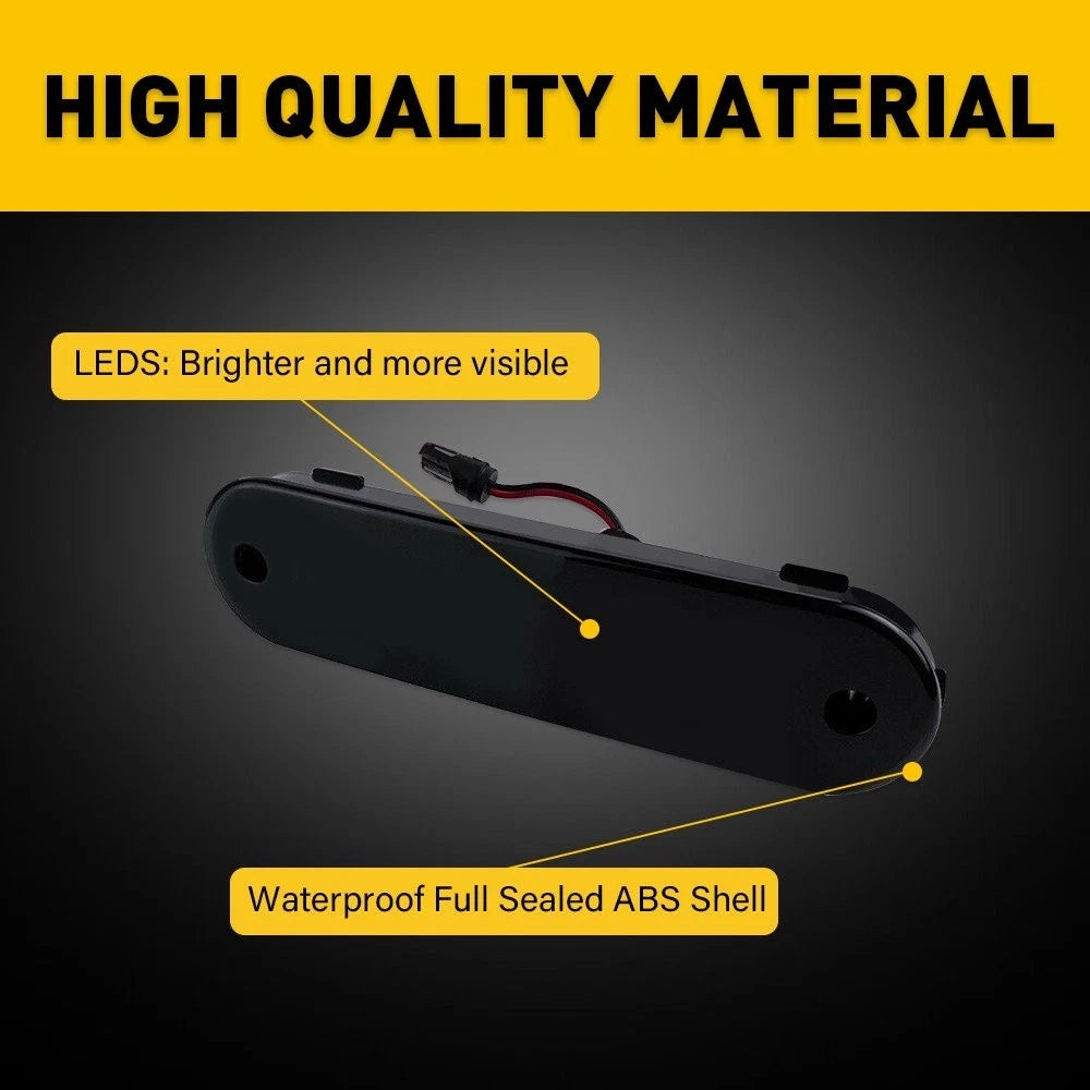 Set of 2 Clear Side Marker Lights for Mazda Miata MX-5 (1990–1997)