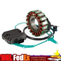 Magneto Stator + Voltage Rectifier + Gasket for Suzuki V-Strom 1000 (2002)