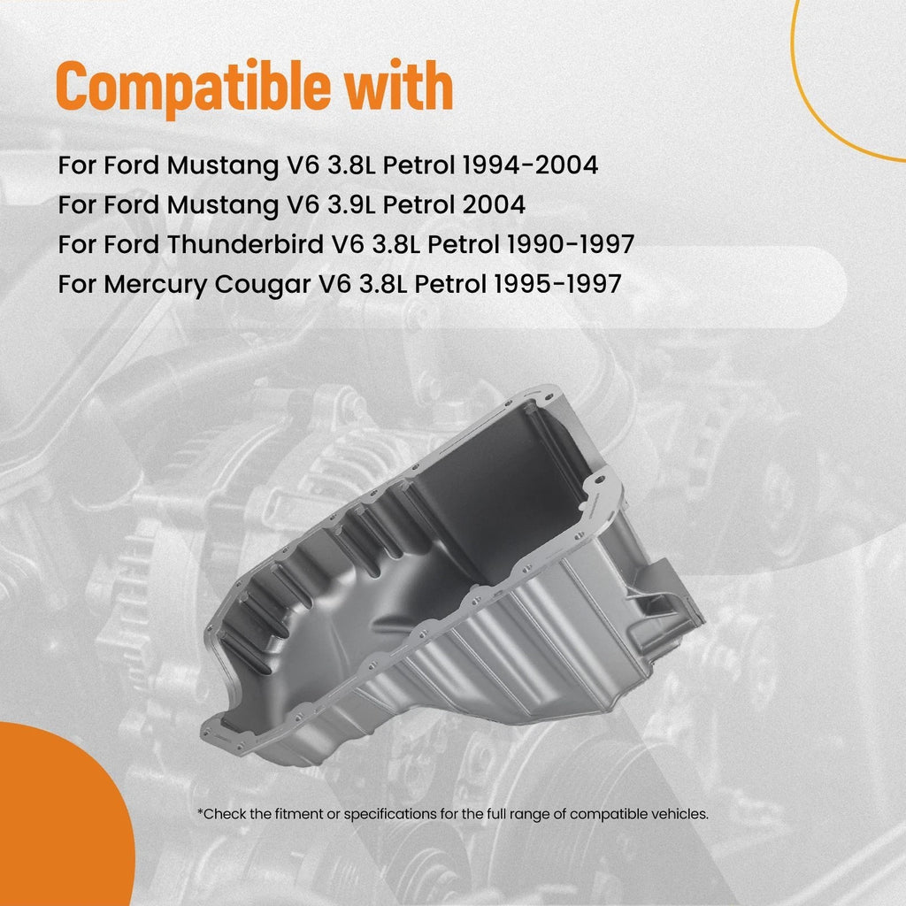 Oil Pan for Ford Mustang V6 3.8L (1994-2004)