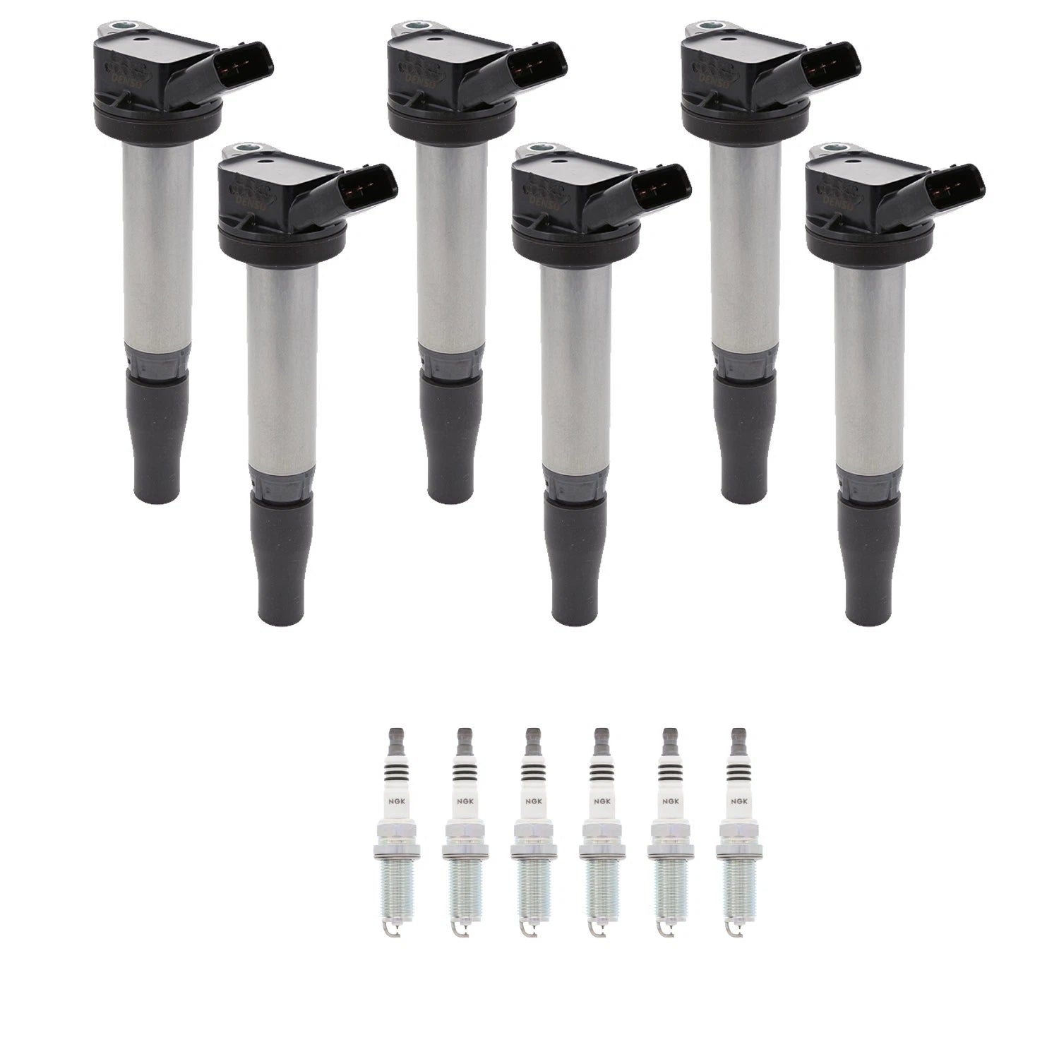 Set of 6 Ignition Coils & NGK Spark Plugs for Lexus IS350 RC300 RC350 (2006–2020)