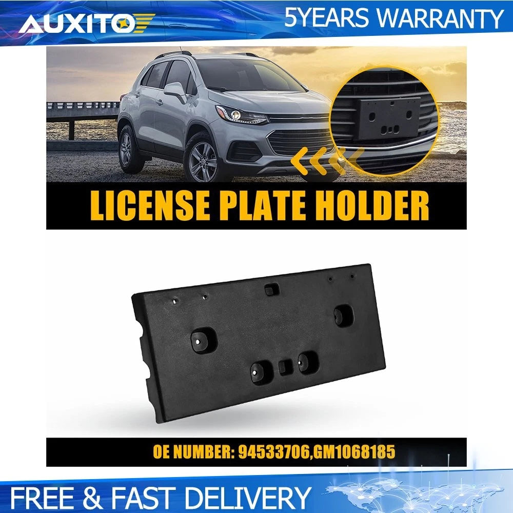License Plate Bracket Tag Holder with Screw for Chevrolet Trax (2017–2021)