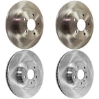 Set of 4 Brake Disc Rotors for Cadillac DTS, Buick Lucerne (2006–2011)