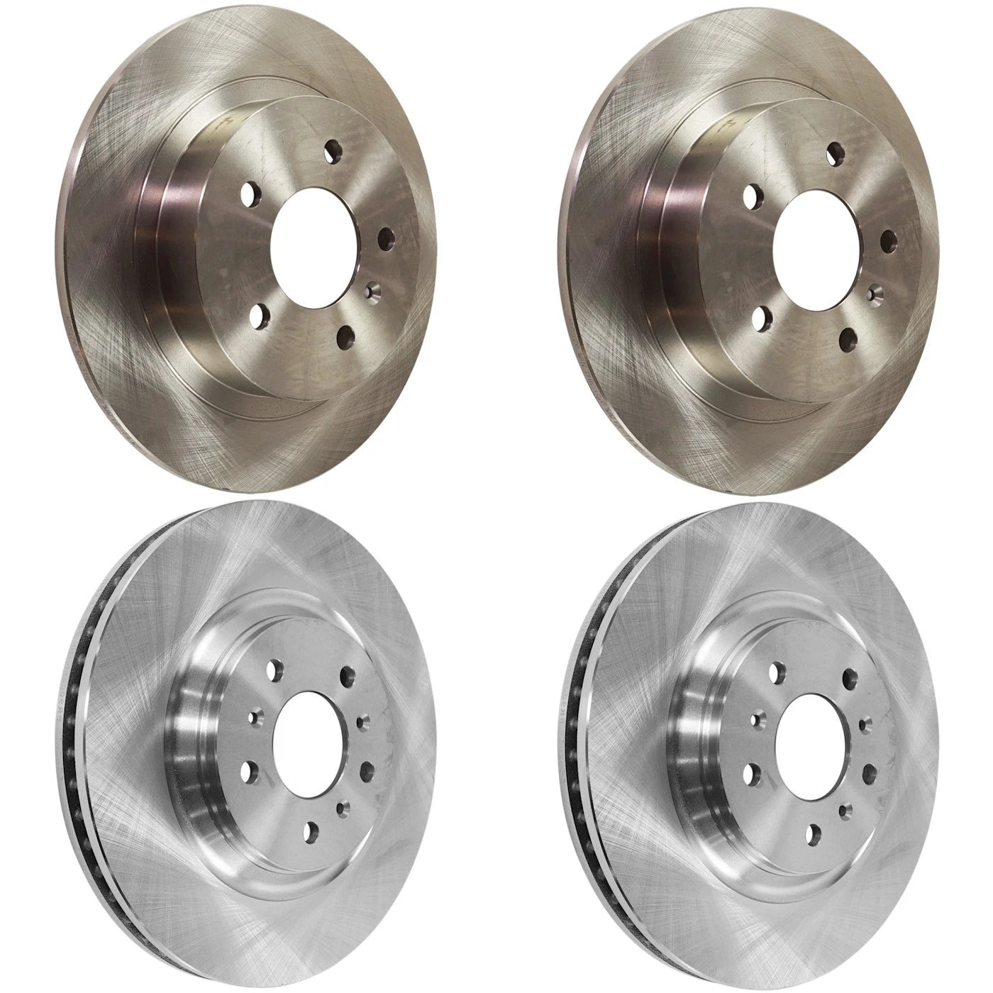 Set of 4 Brake Disc Rotors for Cadillac DTS, Buick Lucerne (2006–2011)