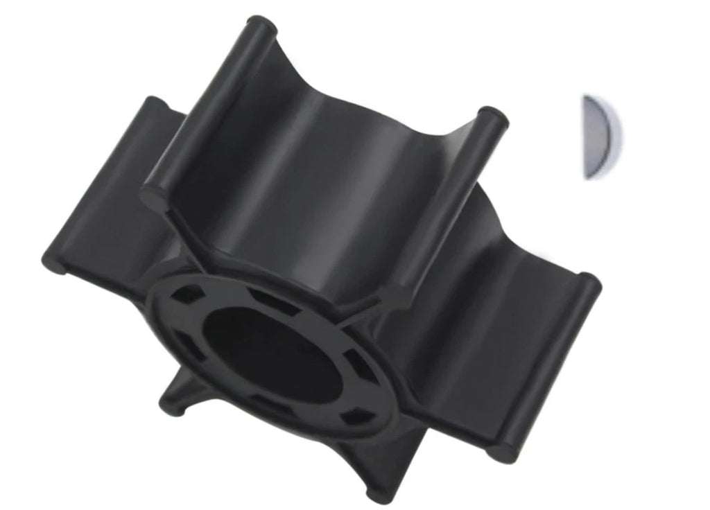 Water Pump Impeller with Key for Yamaha 2 Stroke 6-8 HP Outboard (6G1-44352-00)