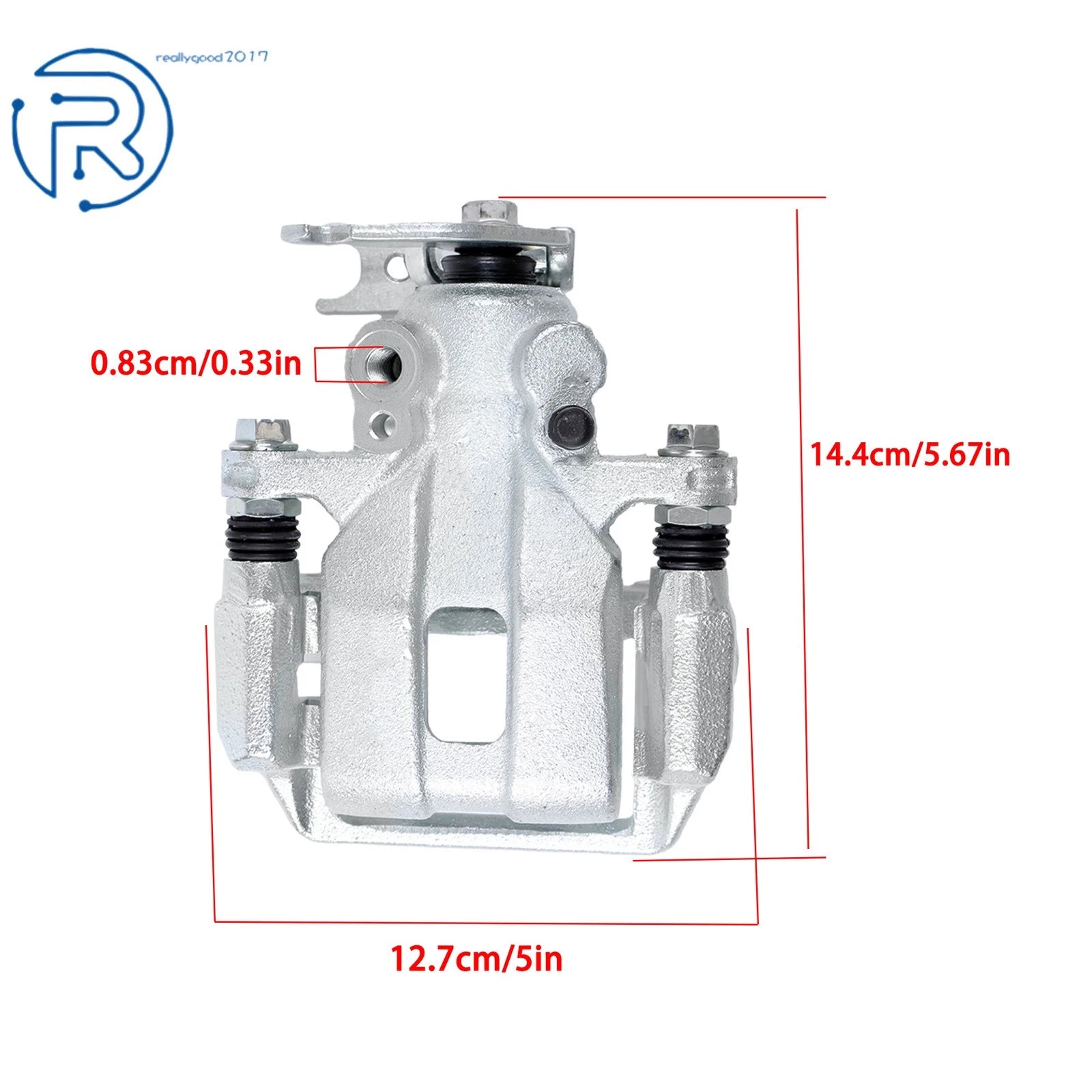 2X Disc Brake Caliper w/ Bracket for Honda Accord (2013–2017)