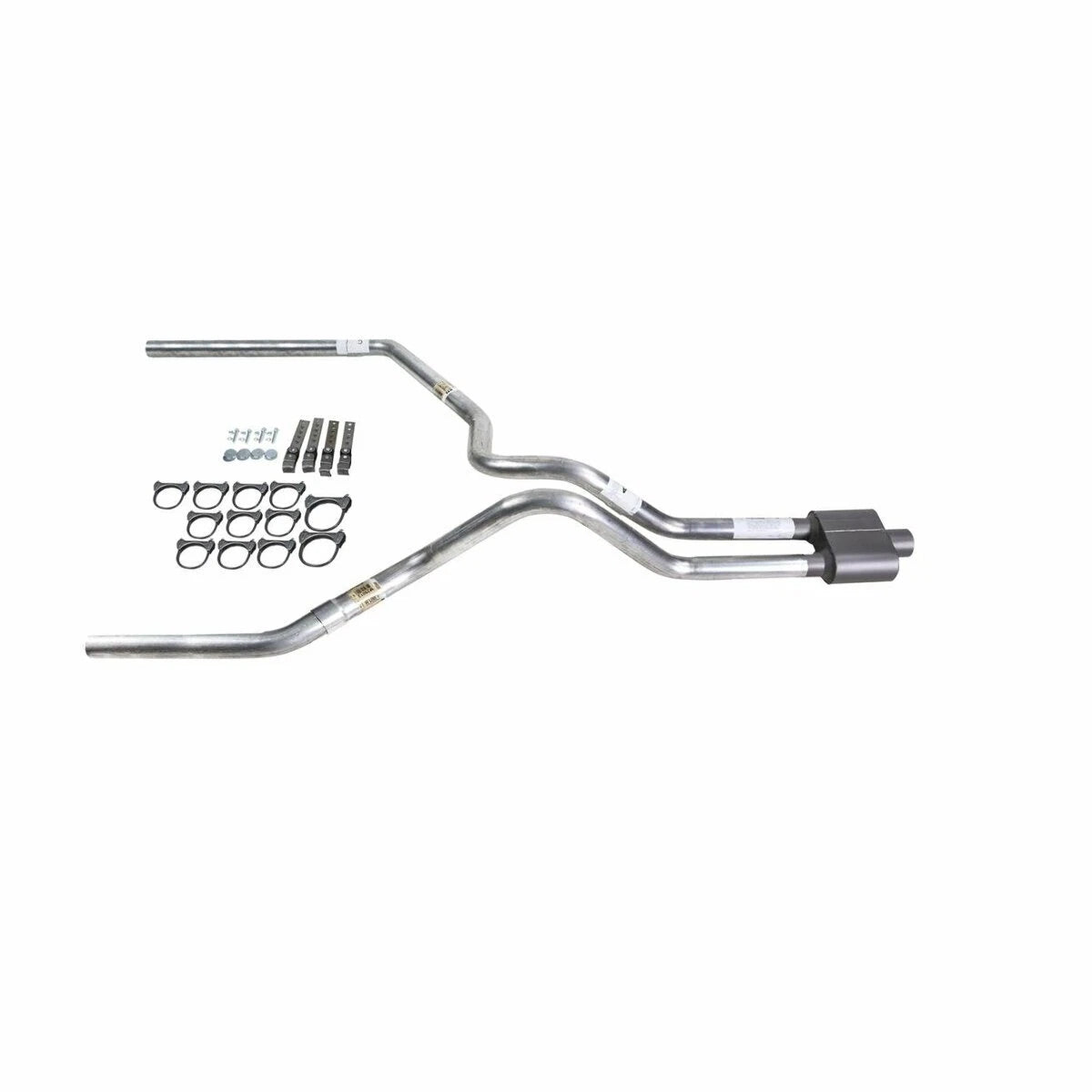 Dual Exhaust Pipe 2.5" & 1 Chamber Muffler for Tundra (2000–2007)