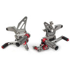 Aluminum Gray Rear Footpegs for Kawasaki Z900 (2021-2023)