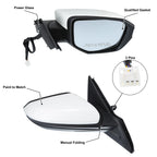 3 Pin Right Side Door Mirror Assembly for Honda Civic (2016–2021)