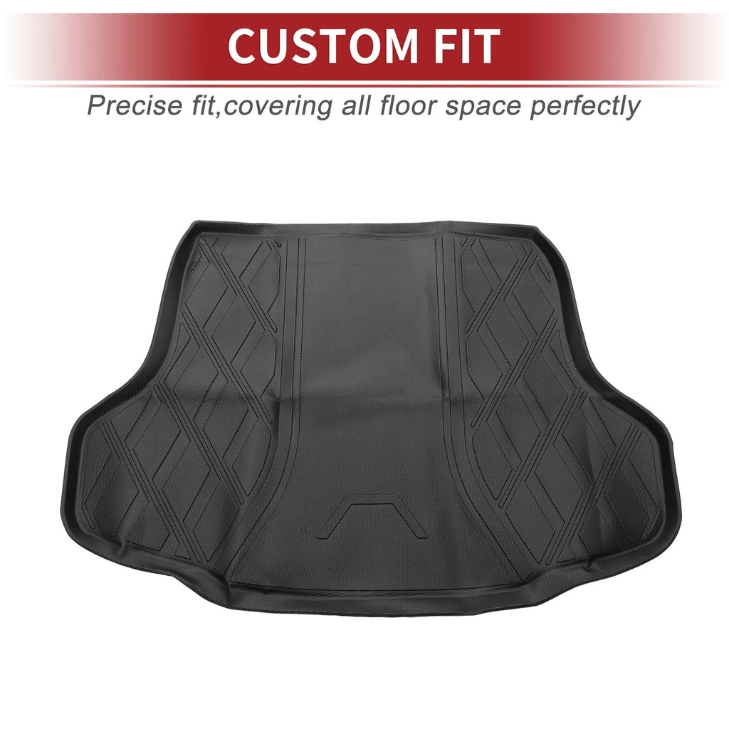 Cargo Liner Rear Trunk Mat for Nissan Sentra (2020–2023) Diamond Pattern
