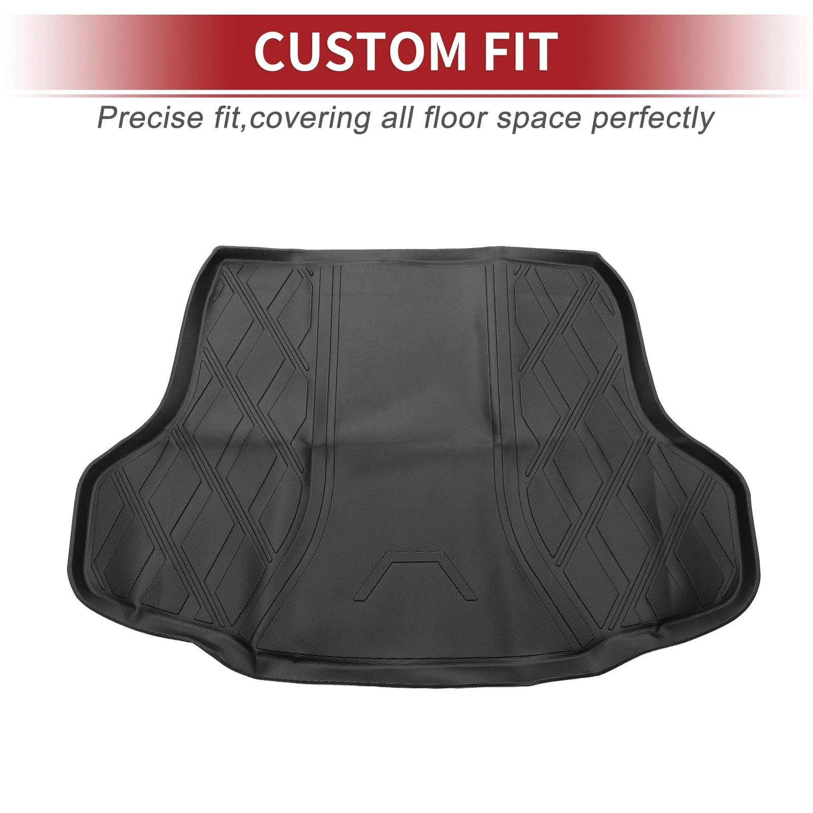 Cargo Liner Rear Trunk Mat for Nissan Sentra (2020–2023) Diamond Pattern