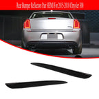 Smoked Lens Rear Bumper Reflectors for Chrysler 300 (2015–2022)