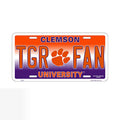 Clemson University Tigers Novelty License Plate 6 x 12