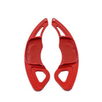 Steering Wheel Paddle Shifter Extensions for VW Golf 7, Polo, Jetta, Scirocco (2013–2021) - Red