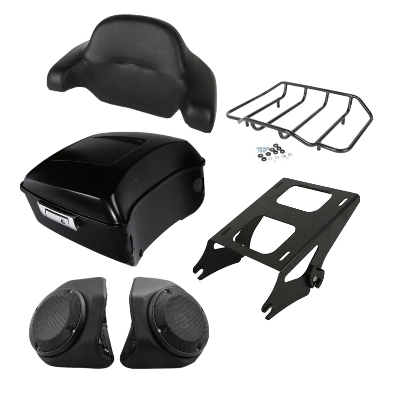 Trunk Pad Mount Speakers for Harley Street Glide (2014–2025)