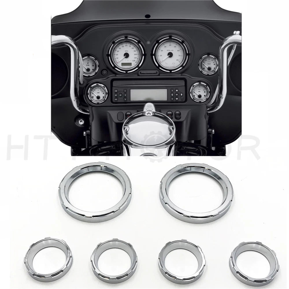 Instrument Board Burst Gauge Bezel for Harley Electra Glide (2000–2023)