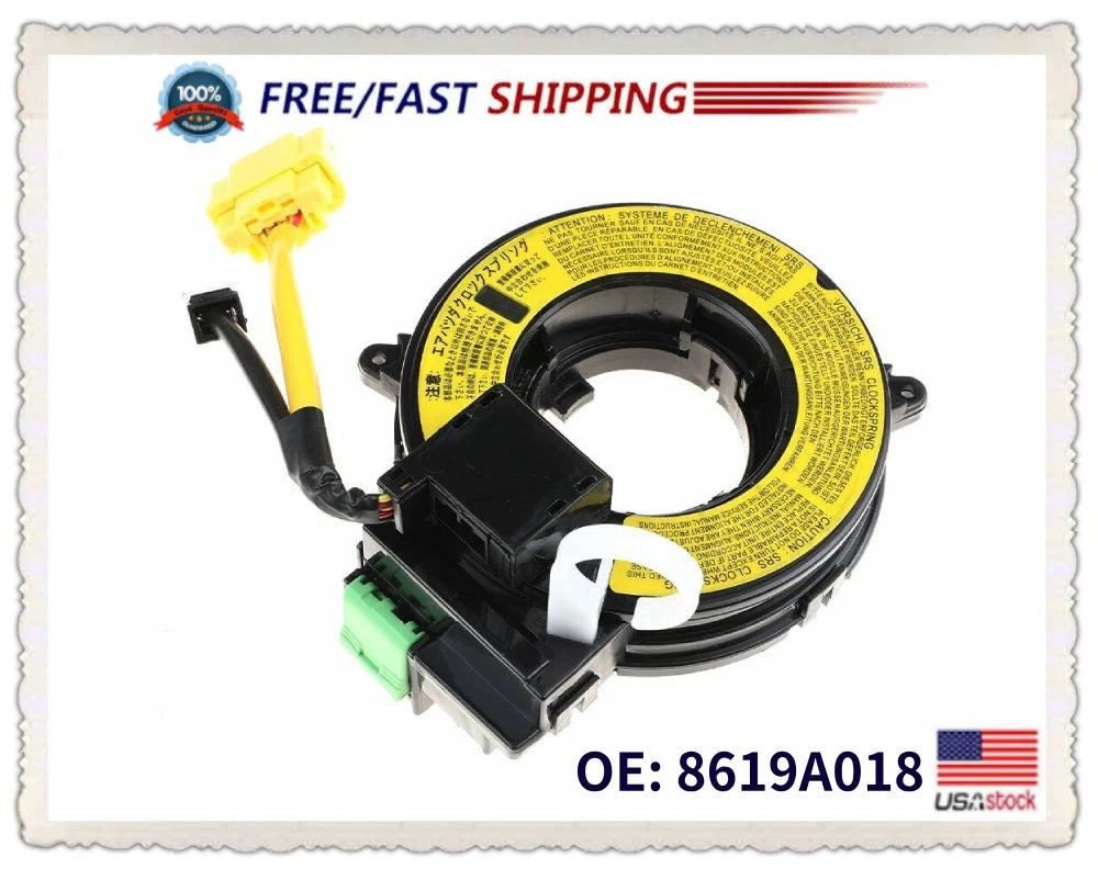Clock Spring 8619A018 for Mitsubishi Lancer Outlander Eclipse Galant (2004–2013)