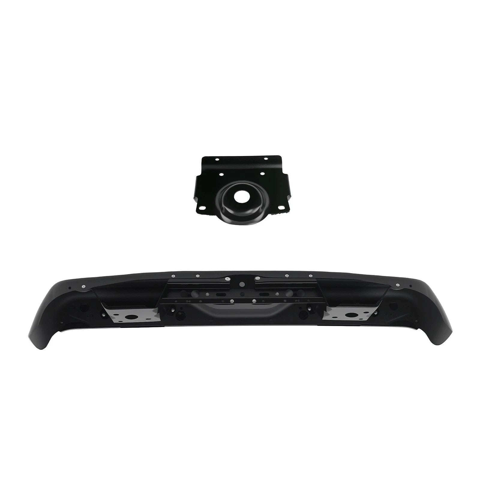 Rear Bumper Assembly for Ford E-150 E-250 E-350 (1992-2014) Black