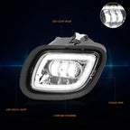 Chrome Housing Headlight Set for Honda Civic Sedan (2006–2011)