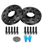 2X 15mm Hubcentric Wheel Spacers 5x100 / 5x112 for Volkswagen Eos (2007–2016)