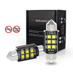 Set of 2 LED License Plate Lights for Benz BMW Ford